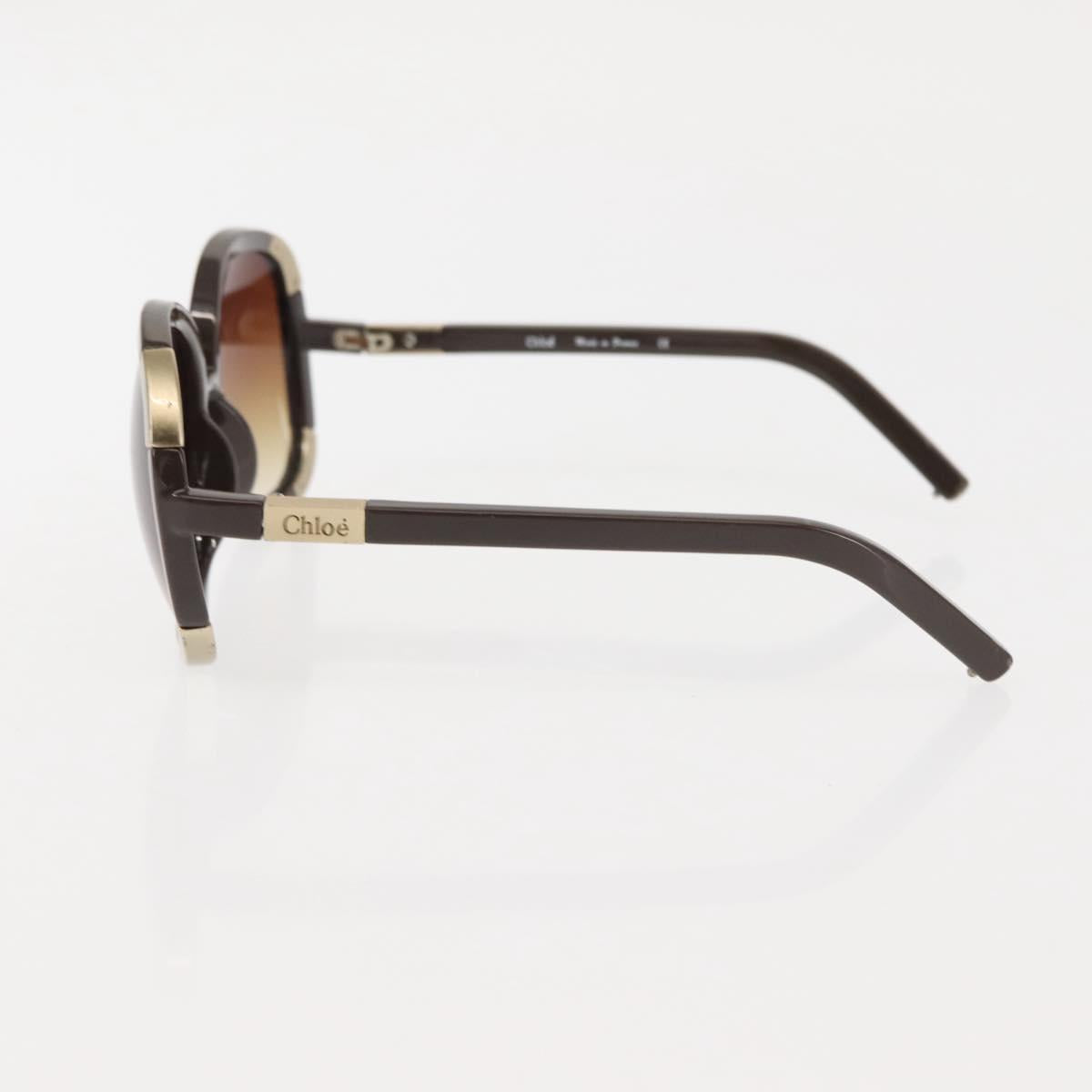 Chloe Bulgari Sunglasses Plastic 3Set Brown Auth sw1698