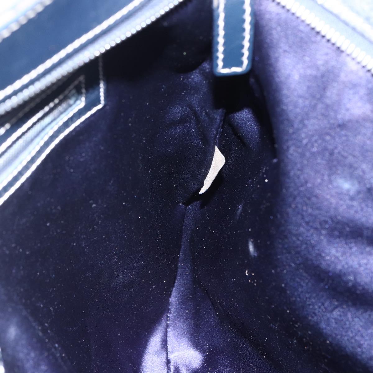 FENDI Zucchino Canvas Tote Bag Navy Auth SW1721