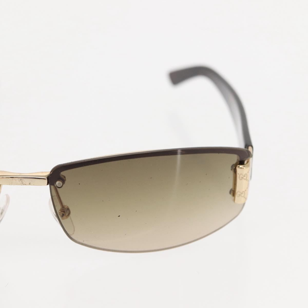 GUCCI GG Sunglasses metal plastic Brown GG1799/N/S Auth SW1738