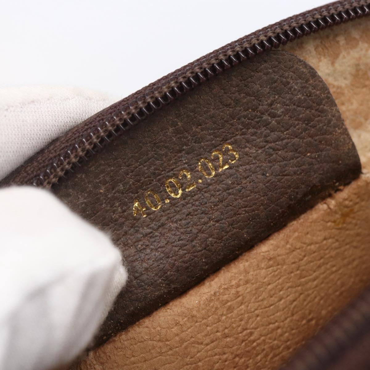 GUCCI GG Supreme Shoulder Bag PVC Beige Gold 40 02 023 Auth SW1760