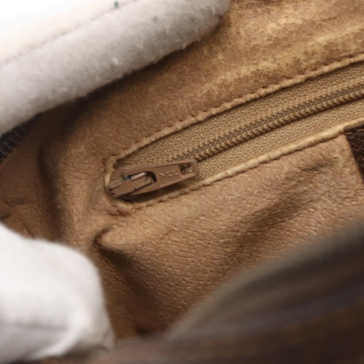 GUCCI GG Supreme Web Sherry Line Bag PVC Beige Gold Red 89 02 032 Auth SW1762