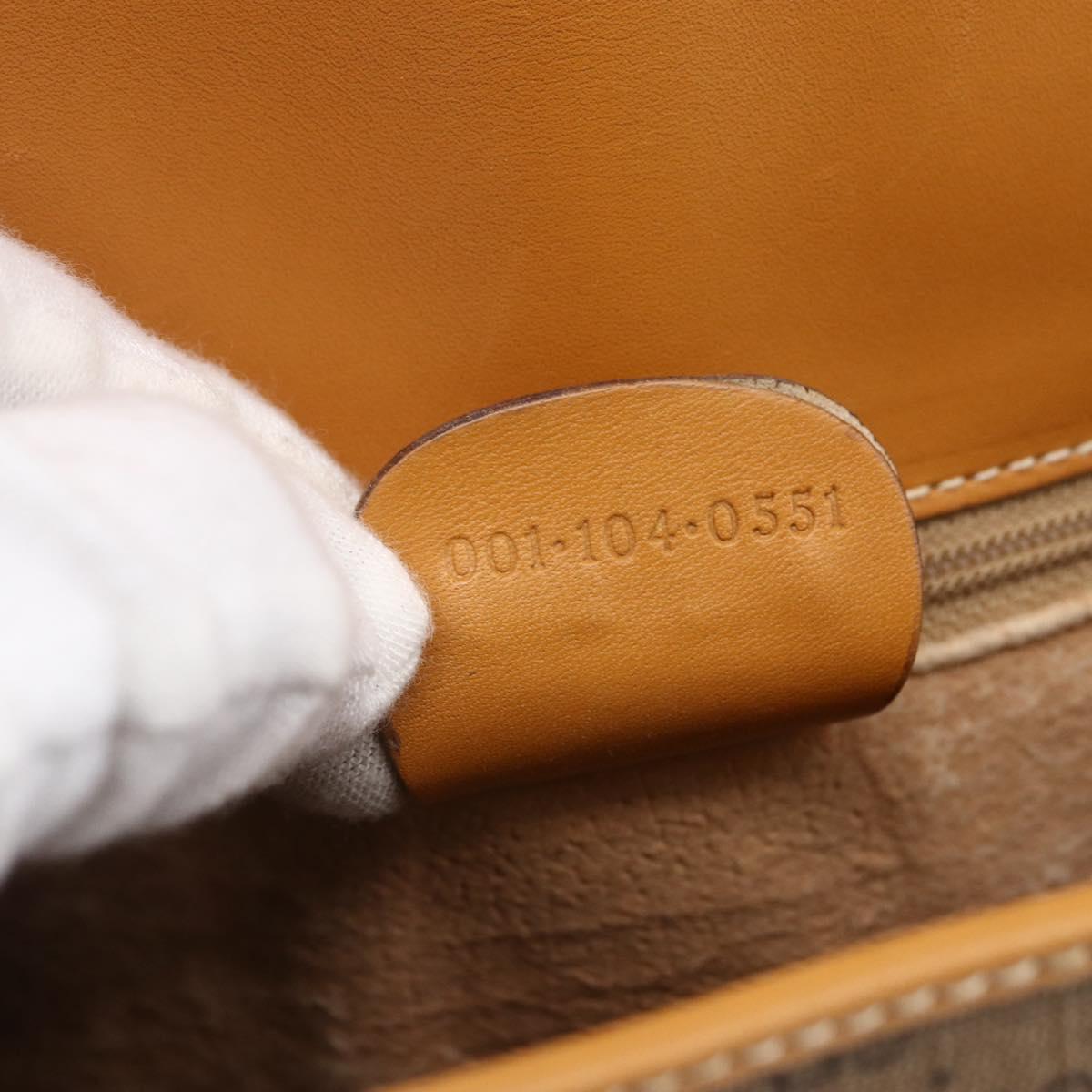 GUCCI Micro GG Supreme Shoulder Bag PVC Beige Gold 001 104 0551 Auth SW1765