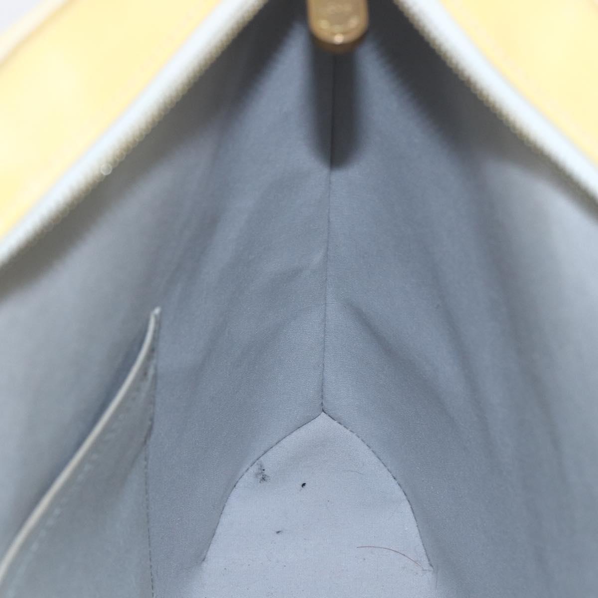 LOUIS VUITTON Monogram Vernis Brentwood Shoulder Bag Perle M91512 LV Auth SW1773