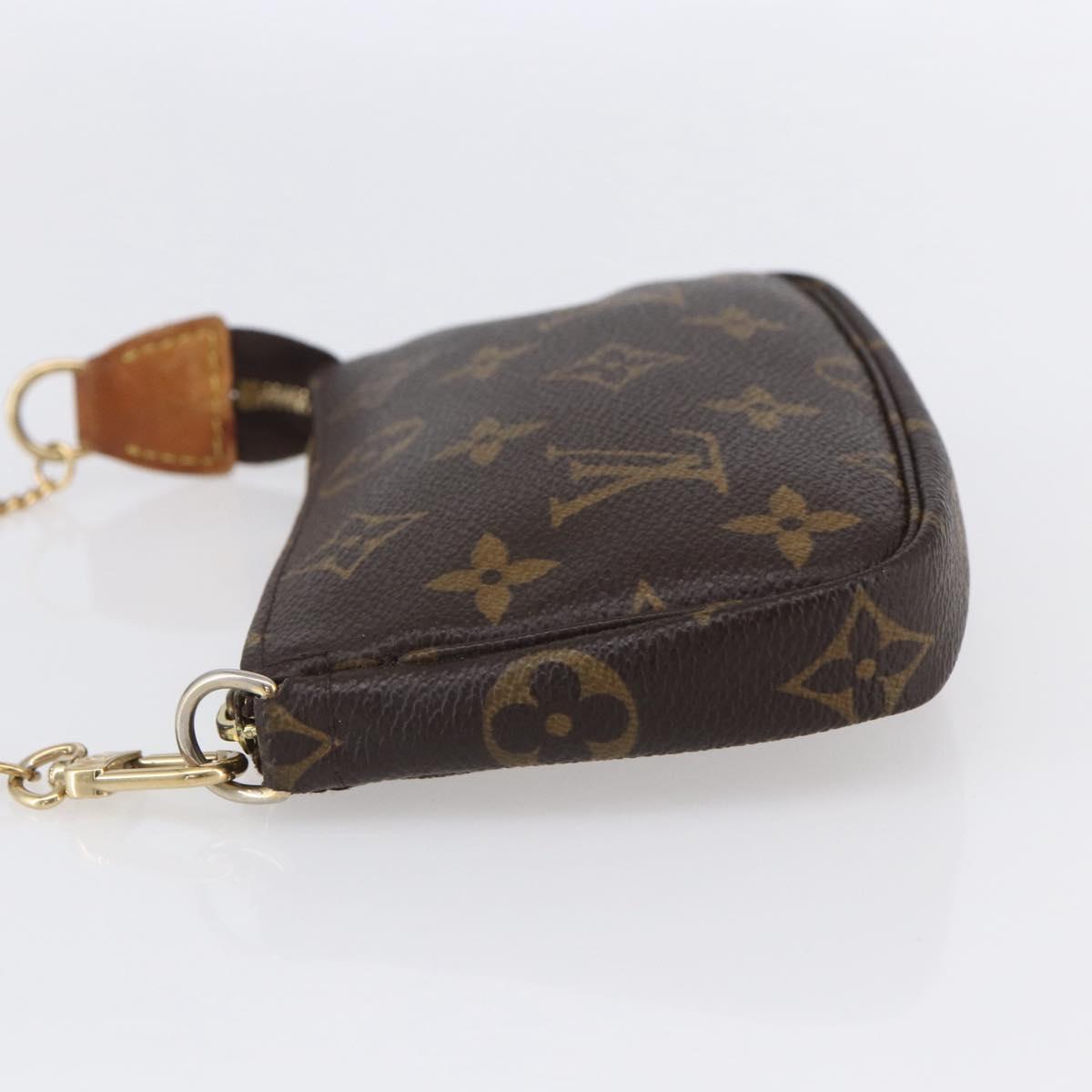 LOUIS VUITTON Monogram Mini Pochette Accessoires Pouch M58009 LV Auth SW1774