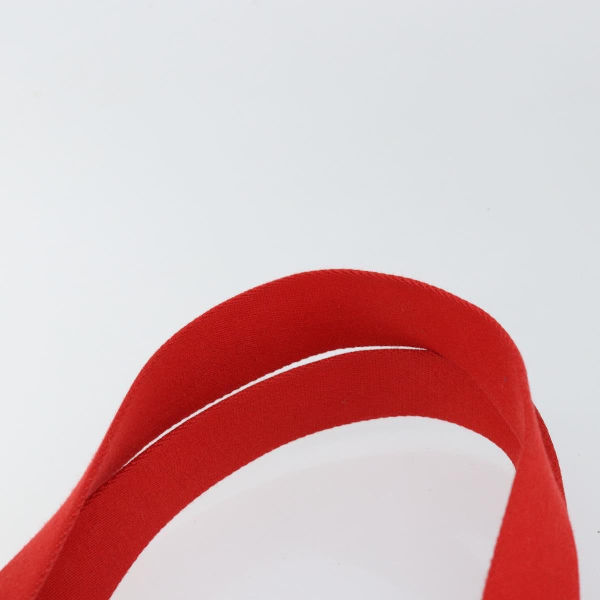 LOUIS VUITTON Antigua Cabas MM Tote Bag Canvas Beige Red M40035 LV Auth SW1779