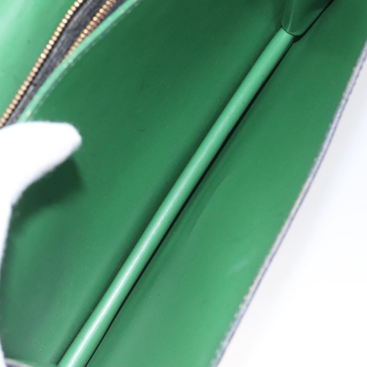 LOUIS VUITTON Epi Free Run Shoulder Bag Green Black M52414 LV Auth sw178