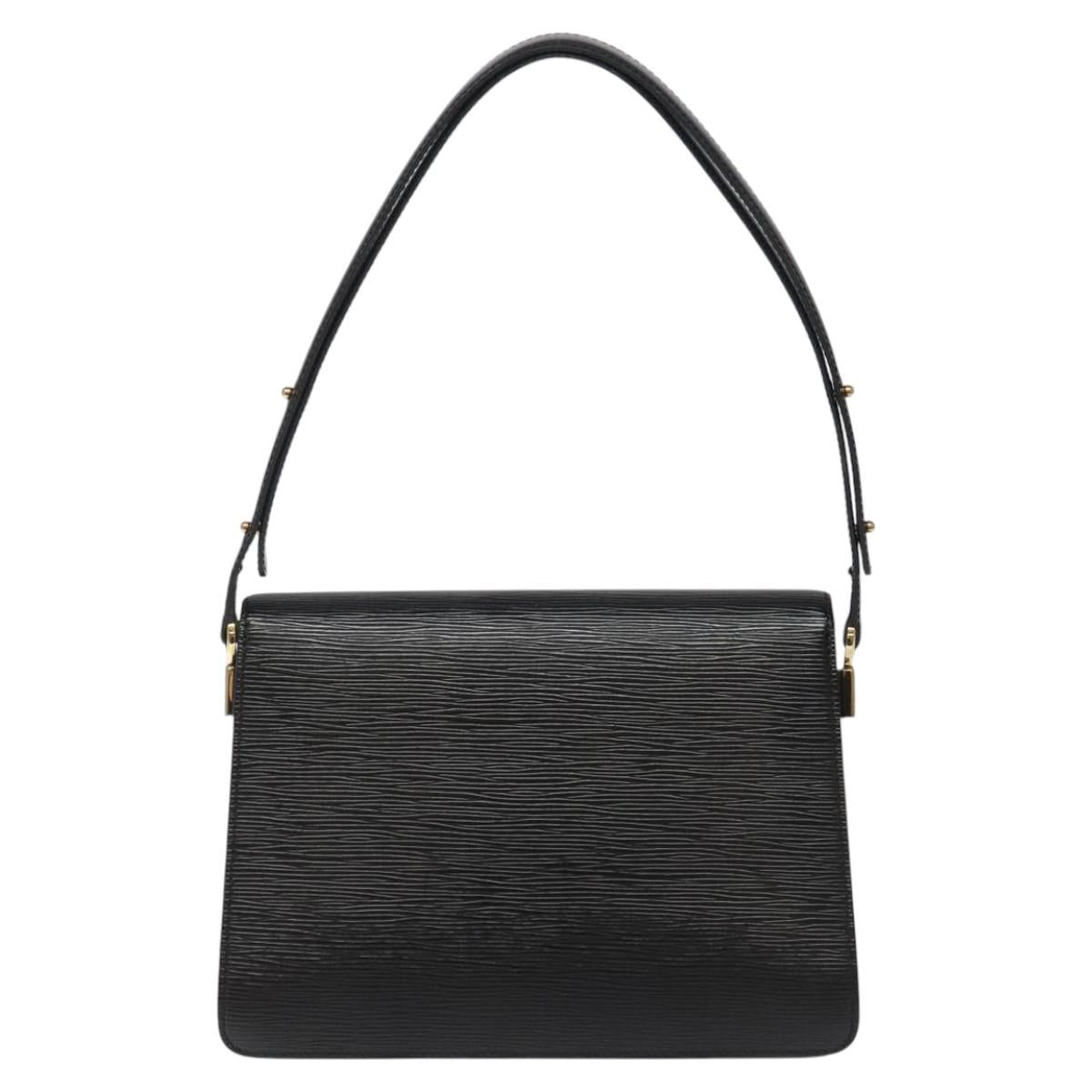 LOUIS VUITTON Epi Free Run Shoulder Bag Green Black M52414 LV Auth sw178