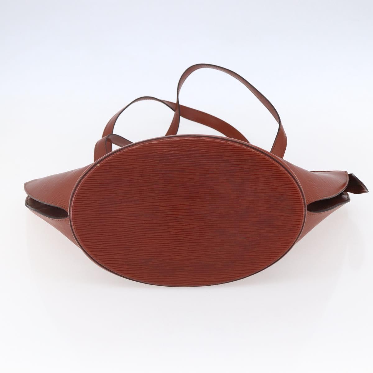 LOUIS VUITTON Epi Saint Jacques Shopping Shoulder Bag Brown M52263 Auth SW1782