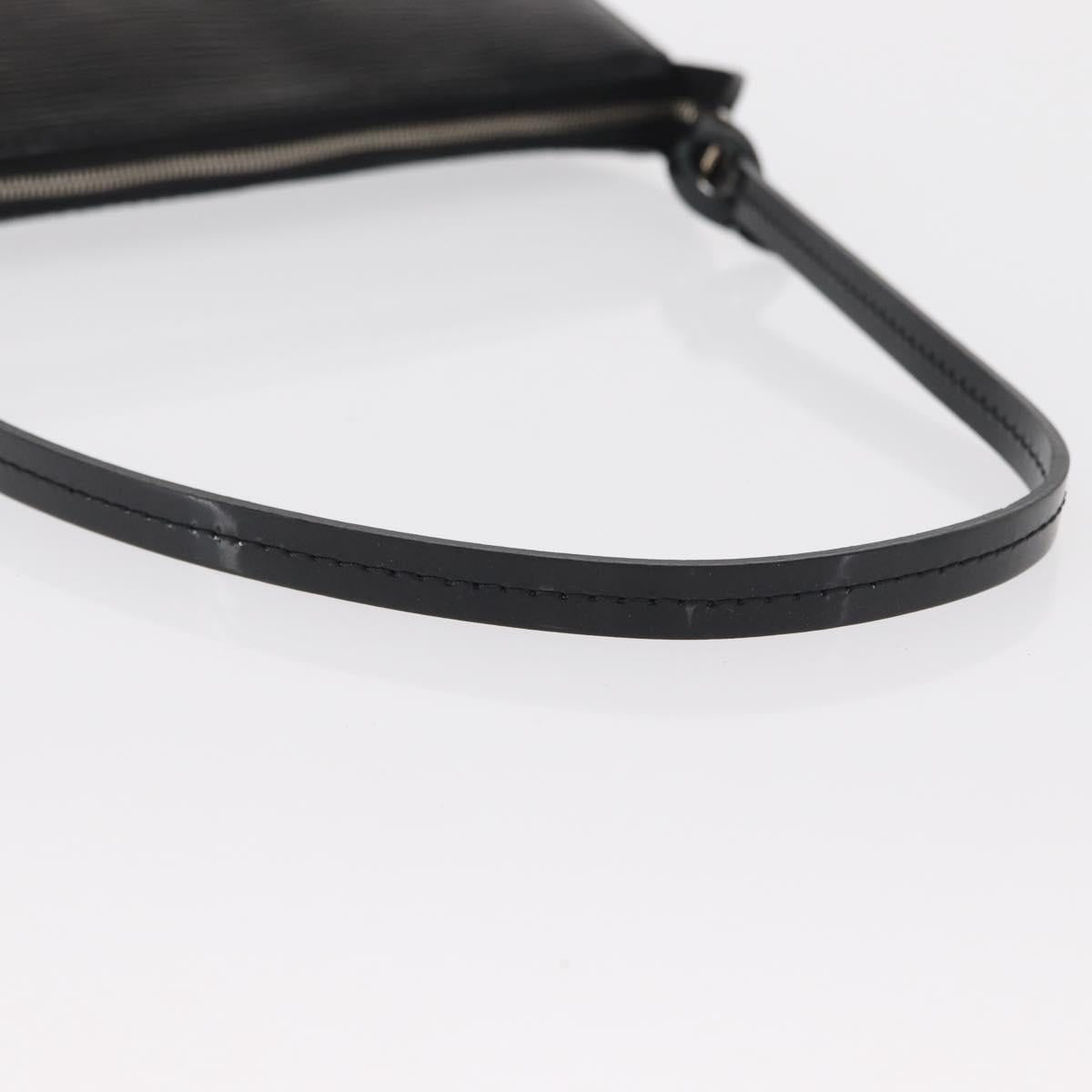 LOUIS VUITTON Epi Electric Pochette Accessoires Pouch Black M4080N Auth SW1783