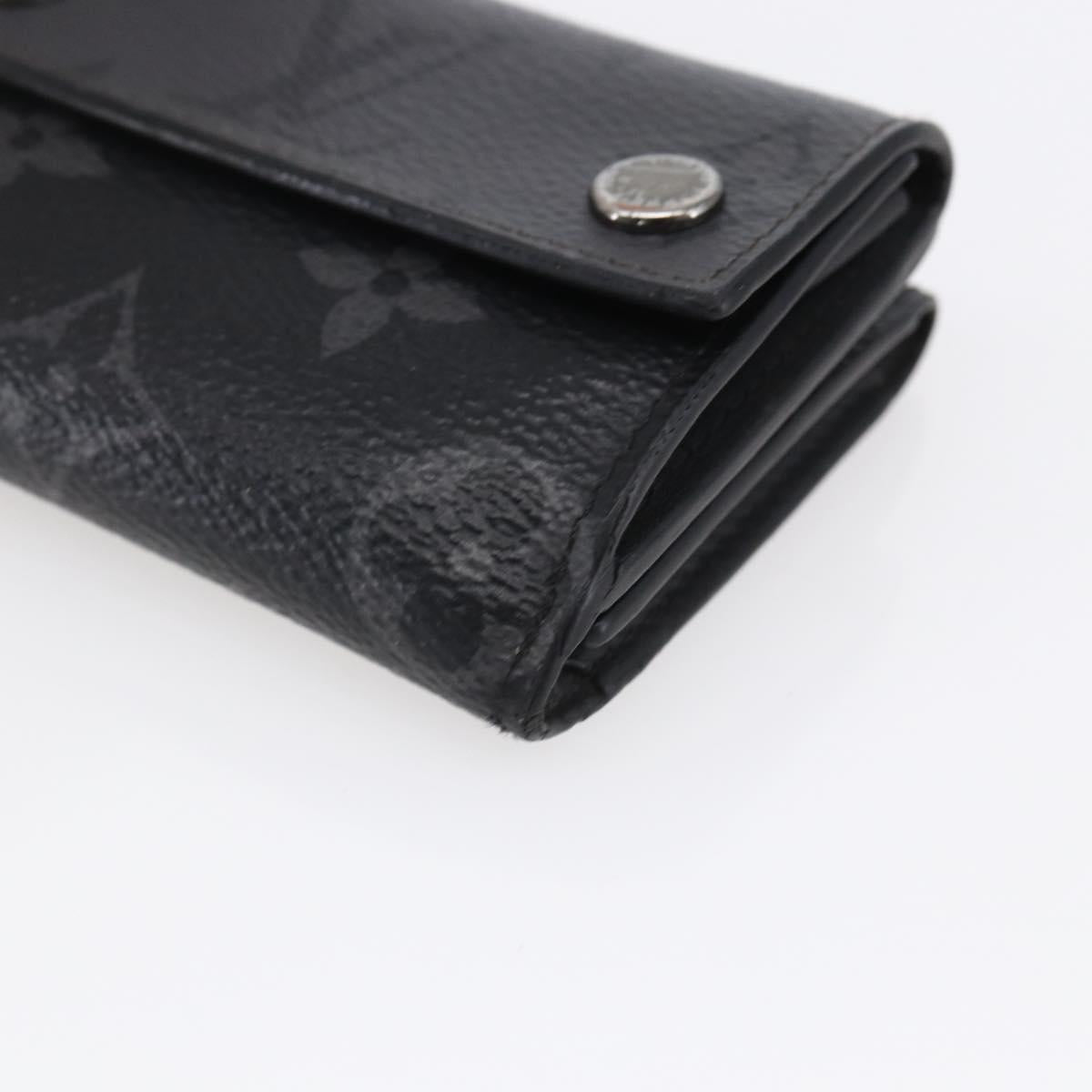 LOUIS VUITTON Eclipse Reverse Discovery Compact Wallet M45417 Auth SW1784