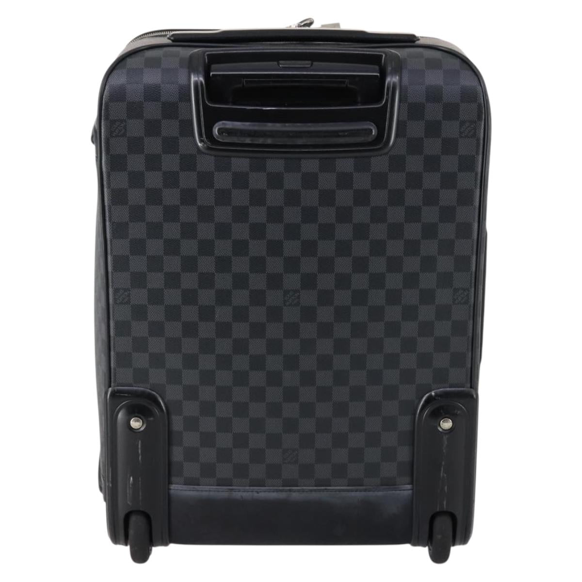 LOUIS VUITTON Damier Graphite Pegas 55 N23300 LV Auth SW1785