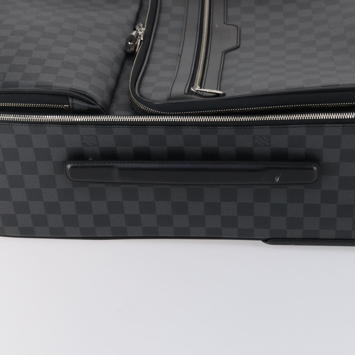 LOUIS VUITTON Damier Graphite Pegas 55 N23300 LV Auth SW1785
