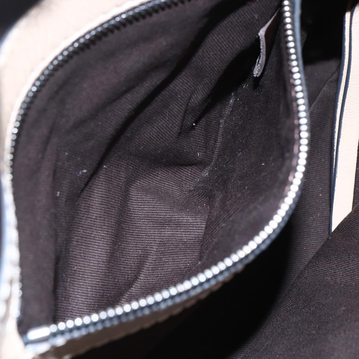 Chloe Tote Bag Leather Beige Brown Auth SW1787