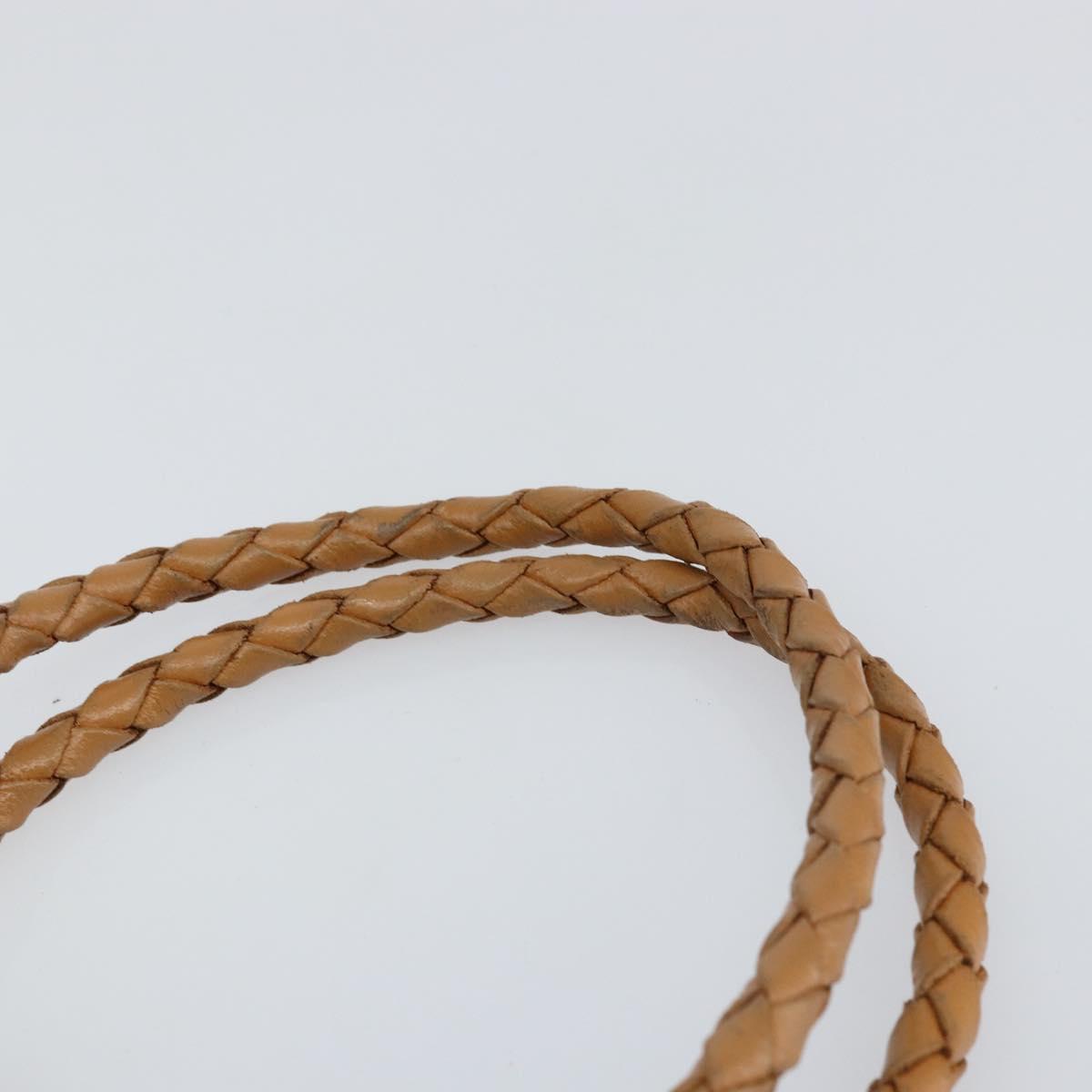 CELINE Macadam Canvas Tote Bag PVC Leather 2way Brown Gold Auth SW1793