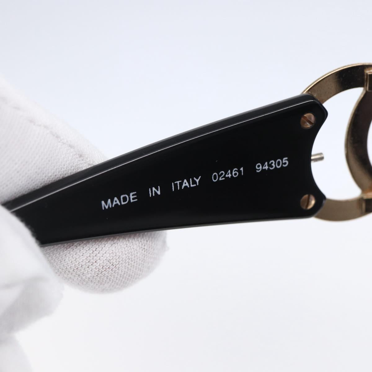 CHANEL Sunglasses plastic Black CC Auth SW1813