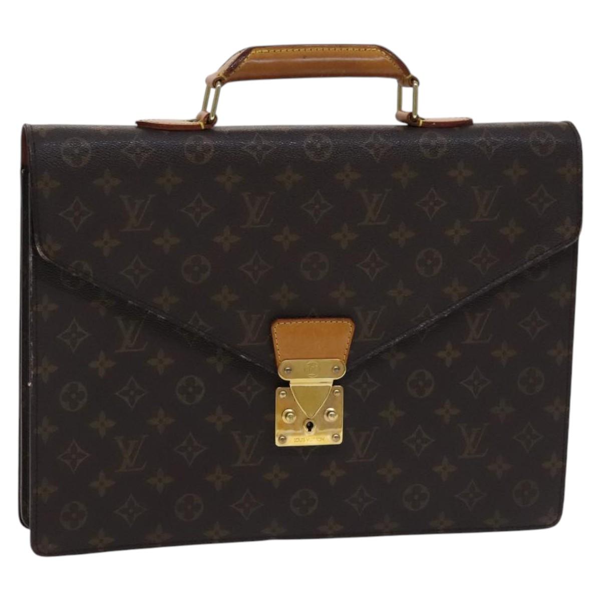 LOUIS VUITTON Monogram Serviette Conseiller Briefcase M53331 LV Auth sw182