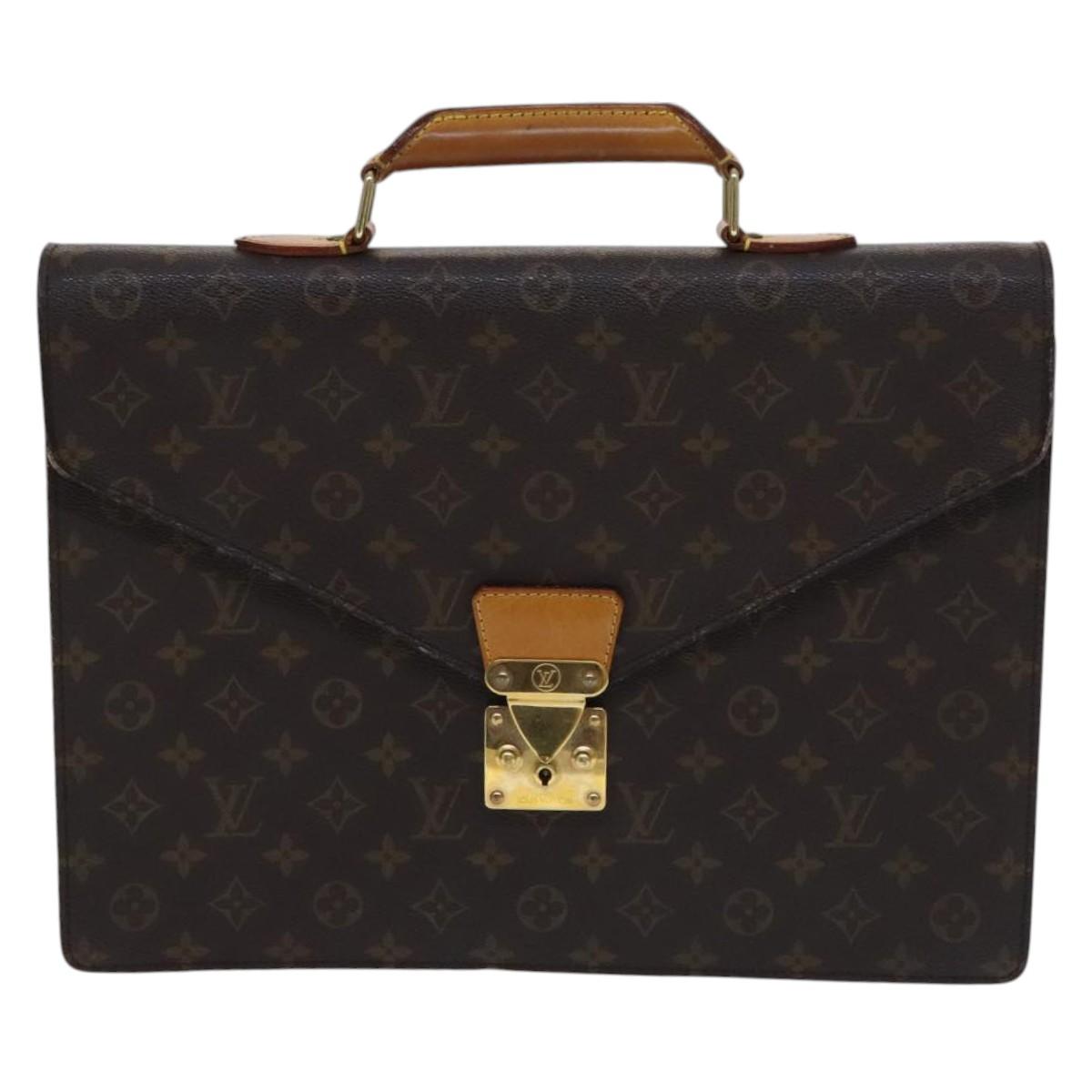 LOUIS VUITTON Monogram Serviette Conseiller Briefcase M53331 LV Auth sw182