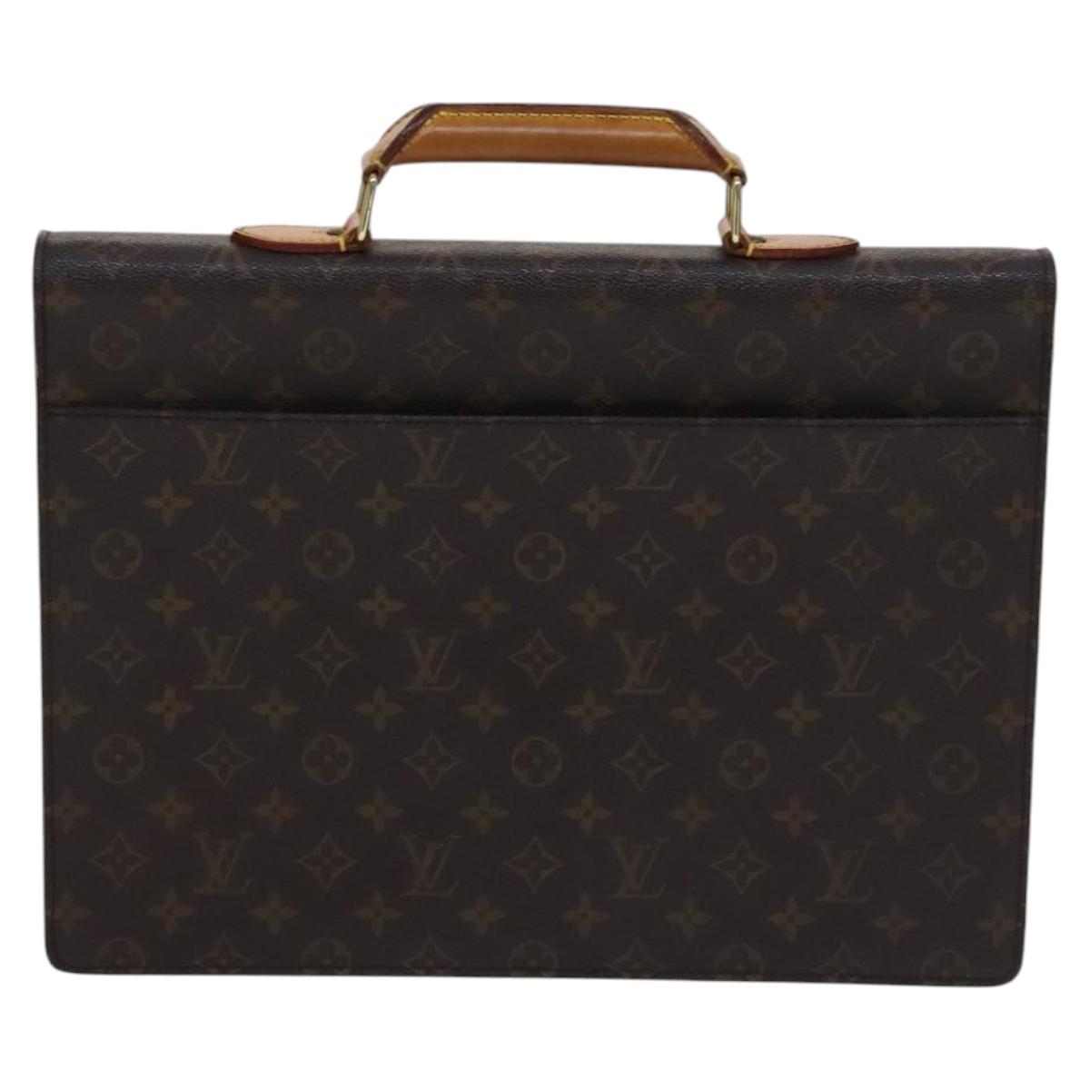 LOUIS VUITTON Monogram Serviette Conseiller Briefcase M53331 LV Auth sw182