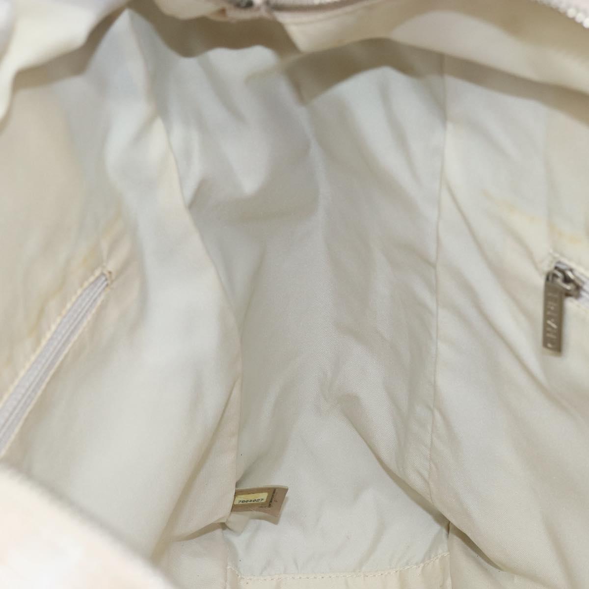 CHANEL New Travel Line Tote Bag Nylon Pink CC Auth SW1851