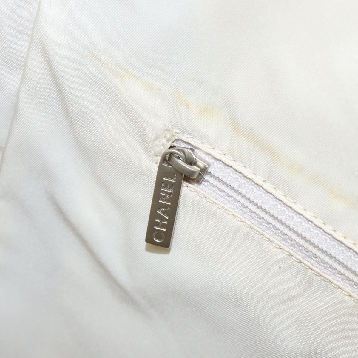 CHANEL New Travel Line Tote Bag Nylon Pink CC Auth SW1851