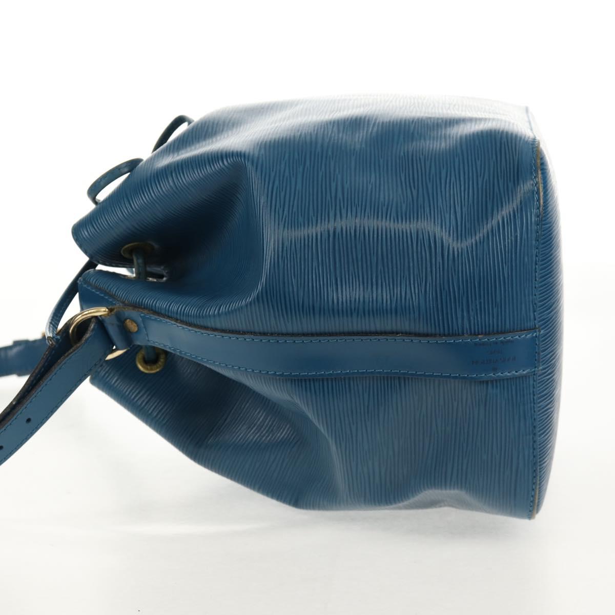 LOUIS VUITTON Epi Petit Noe Shoulder Bag Blue M44105 LV Auth SW1860
