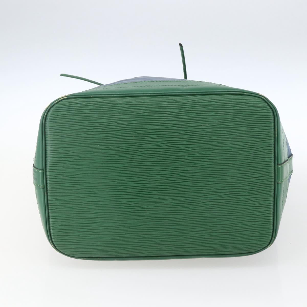 LOUIS VUITTON Epi Noe Shoulder Bag Bicolor Green Blue M44044 LV Auth SW1896