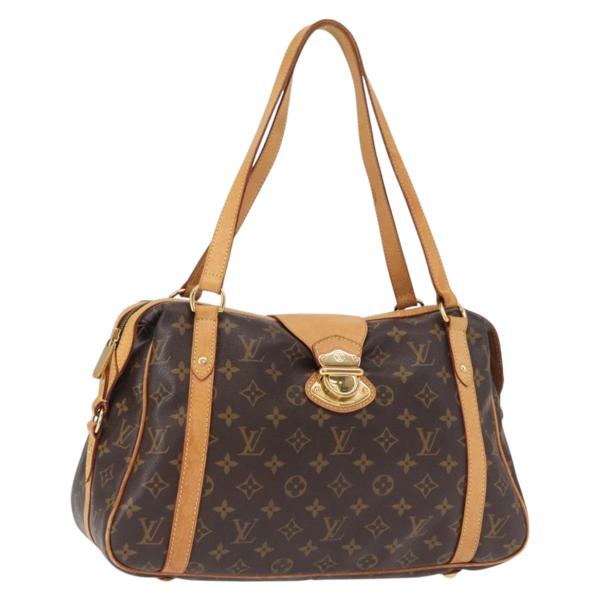 LOUIS VUITTON Monogram Stresa PM Tote Bag N42220 LV Auth SW1913