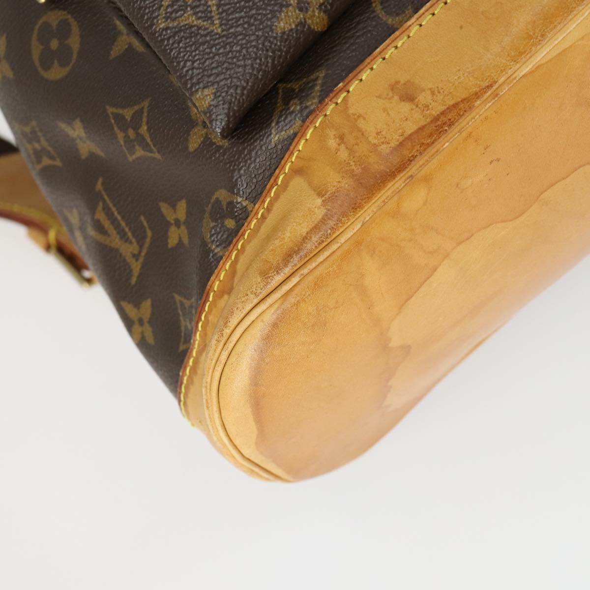 LOUIS VUITTON Monogram Montsouris GM Backpack M51135 LV Auth SW1914