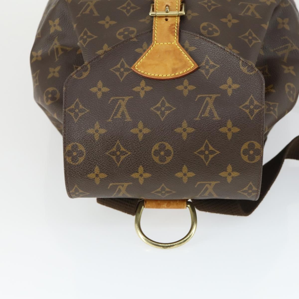 LOUIS VUITTON Monogram Montsouris GM Backpack M51135 LV Auth SW1914