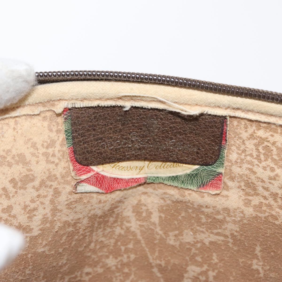 GUCCI GG Supreme Shoulder Bag PVC Beige Gold 56 02 068 Auth SW1918
