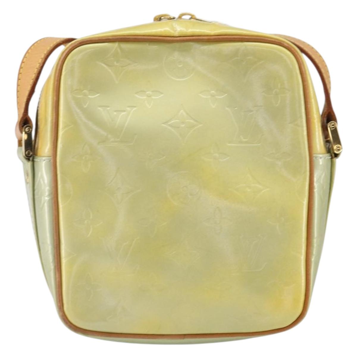 LOUIS VUITTON Monogram Vernis Wooster Shoulder Bag Gris M91036 LV Auth SW1953