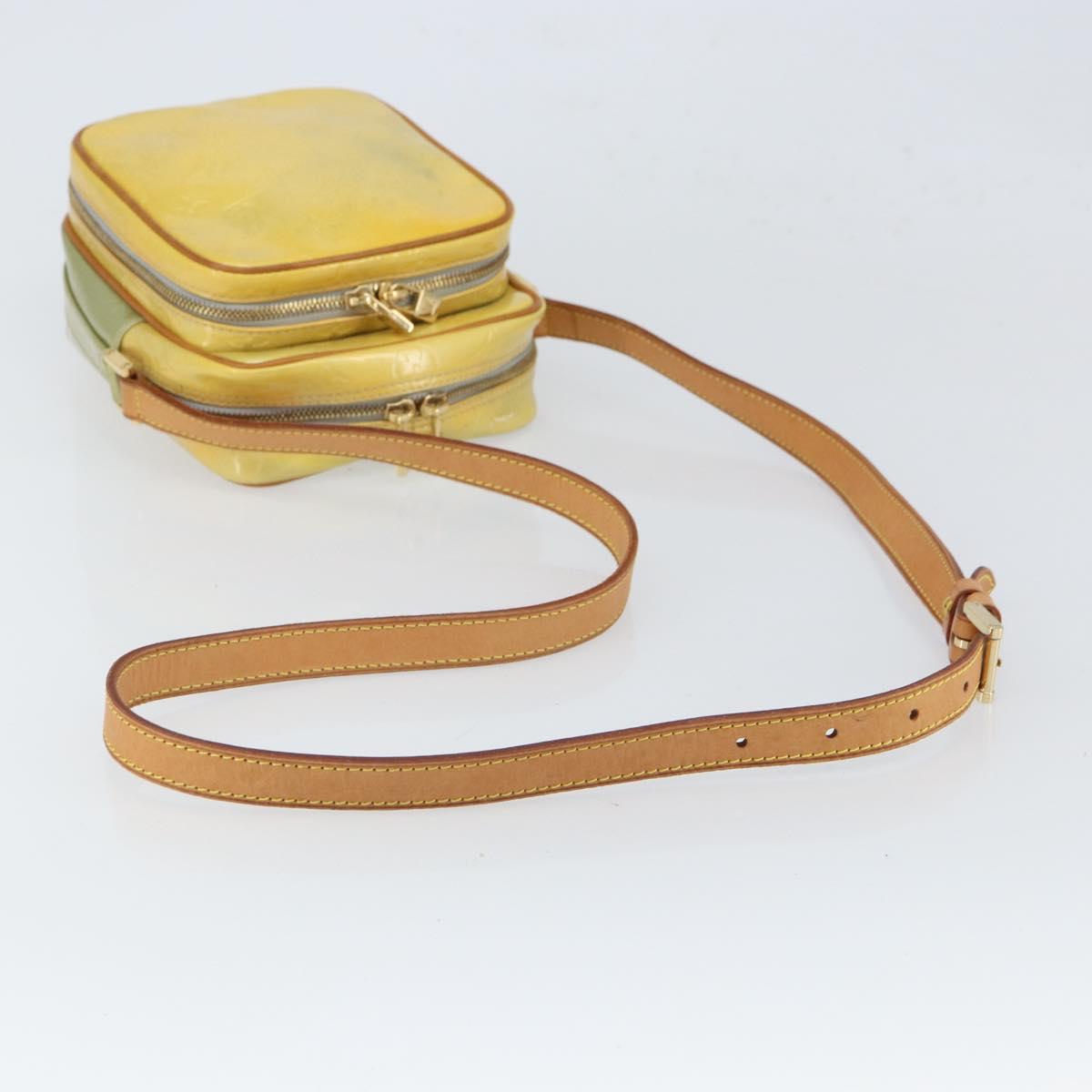 LOUIS VUITTON Monogram Vernis Wooster Shoulder Bag Gris M91036 LV Auth SW1953