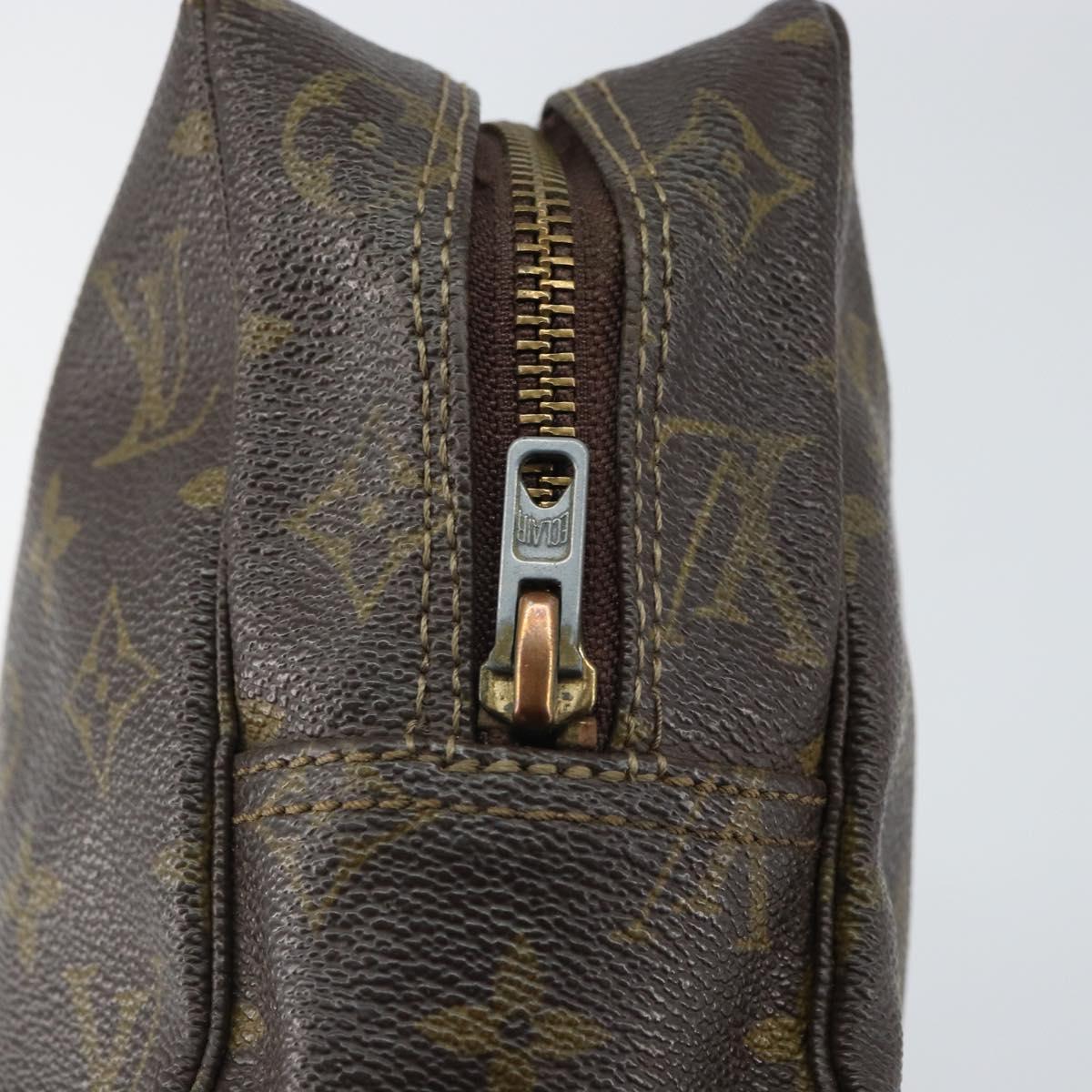 LOUIS VUITTON Monogram Trousse Toilette 28 Clutch Bag Vintage M47522 Auth SW1961