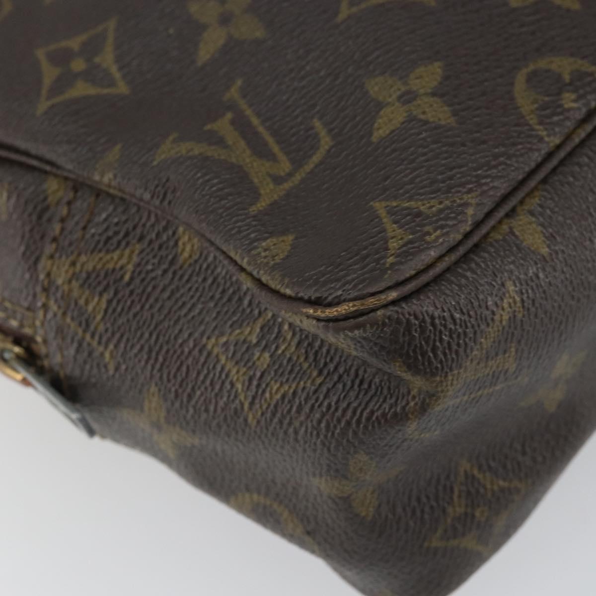 LOUIS VUITTON Monogram Trousse Toilette 28 Clutch Bag Vintage M47522 Auth SW1961