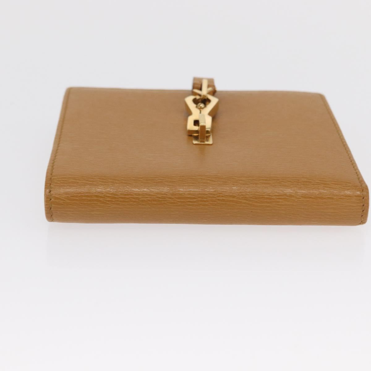 GUCCI Jackie Wallet Leather Beige Gold 035 2778 2169 Auth SW1975