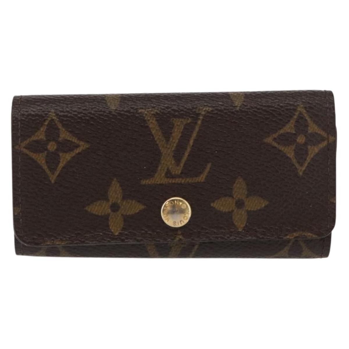 LOUIS VUITTON Monogram Multicles 4 Key Case 2 Set LV Auth SW1981