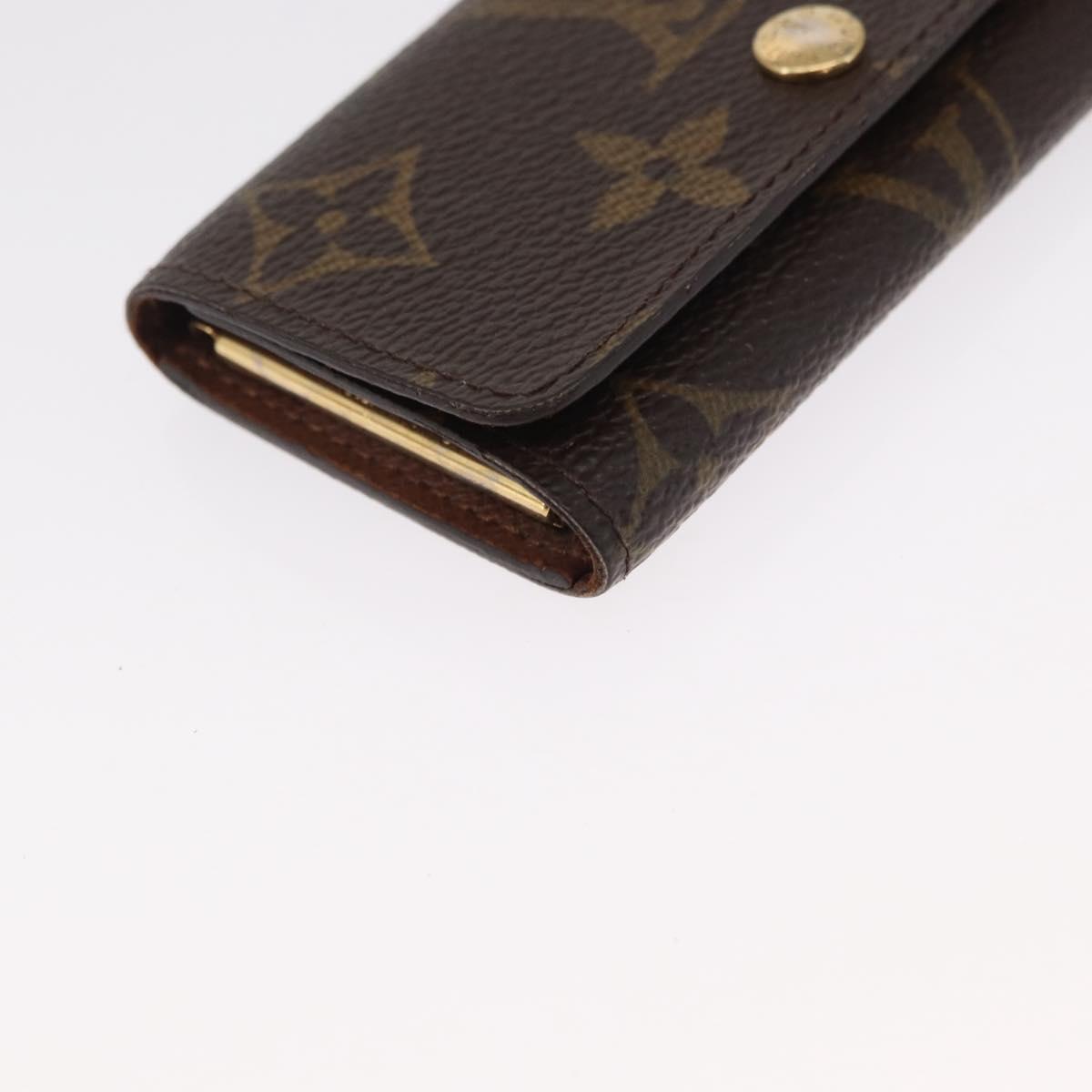 LOUIS VUITTON Monogram Multicles 4 Key Case 2 Set LV Auth SW1981