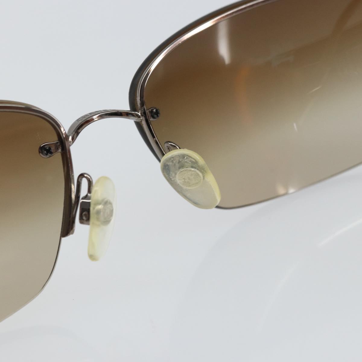 CHANEL Sunglasses plastic Brown CC Auth SW1984