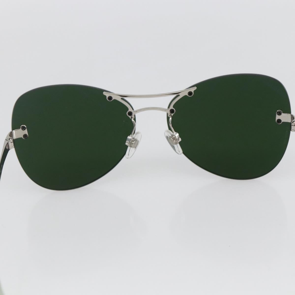 CHANEL Sunglasses metal Purple CC Auth SW1993V