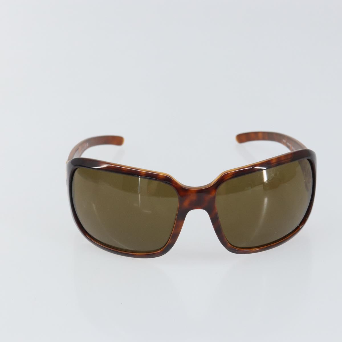 CHANEL Tortoise Pattern Sunglasses plastic Brown CC Auth SW1996