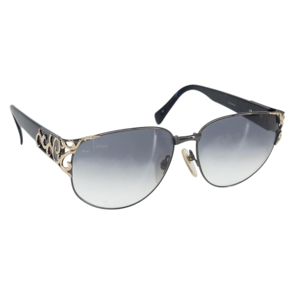SAINT LAURENT Sunglasses plastic Black Auth SW1997