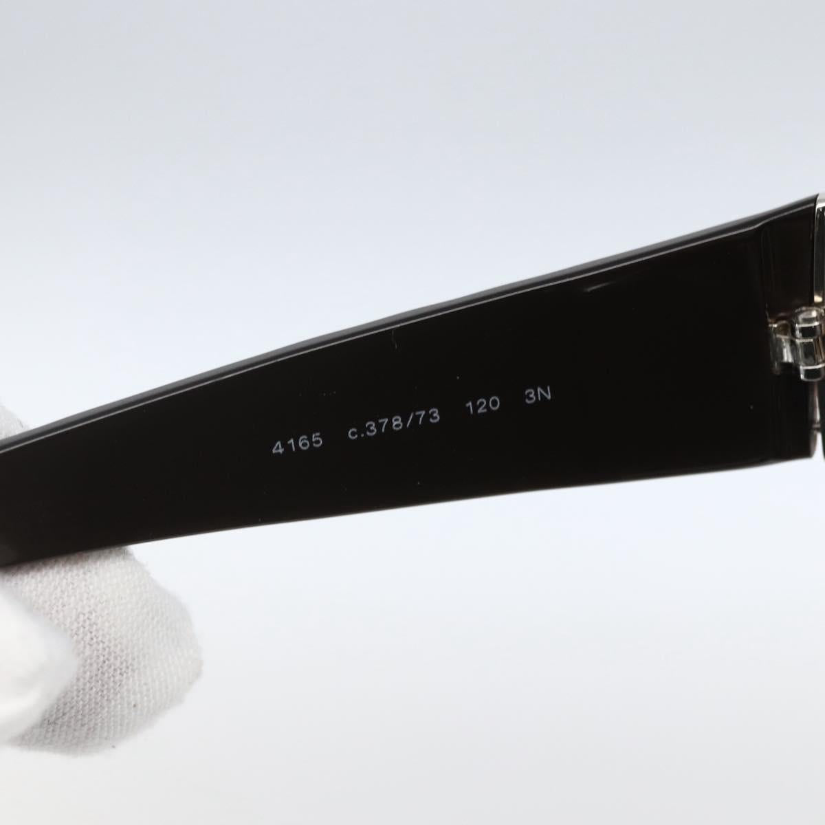 CHANEL Sunglasses plastic Brown CC Auth SW2007