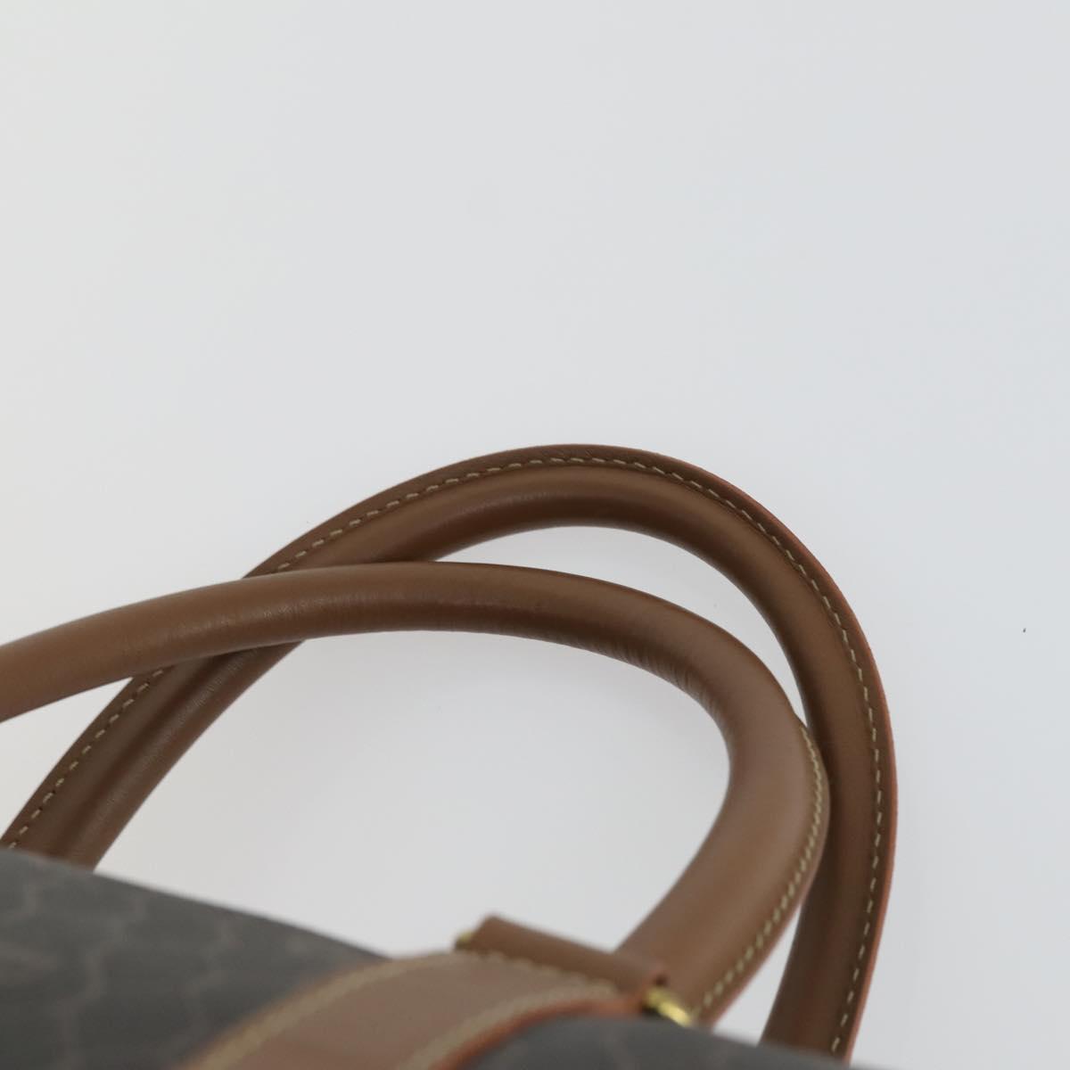 Christian Dior Honeycomb Canvas Boston Bag PVC Black Gold Auth SW2024