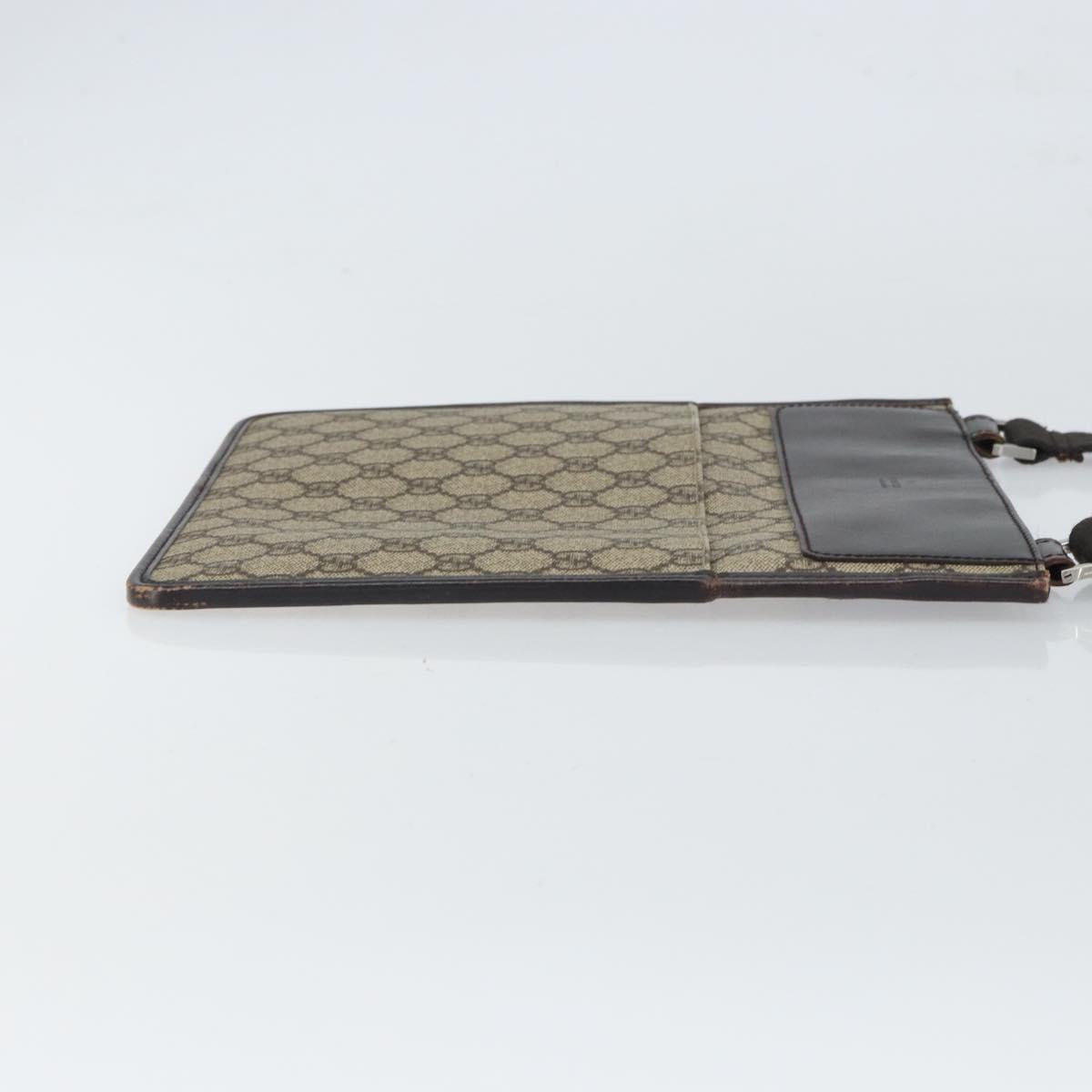 GUCCI GG Canvas Shoulder Bag Beige 27639 Auth SW2066A