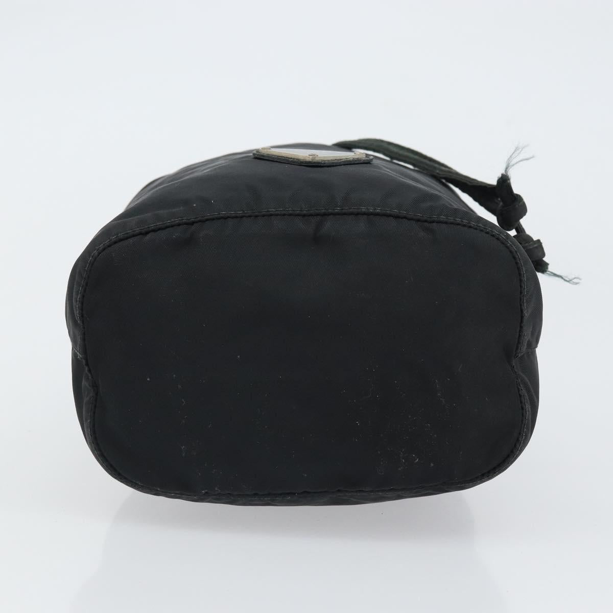 PRADA Purse Pouch Nylon Black Auth SW2092
