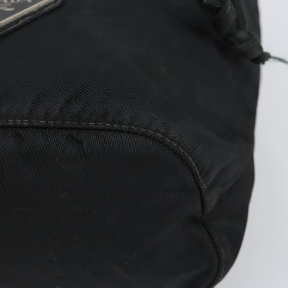 PRADA Purse Pouch Nylon Black Auth SW2092