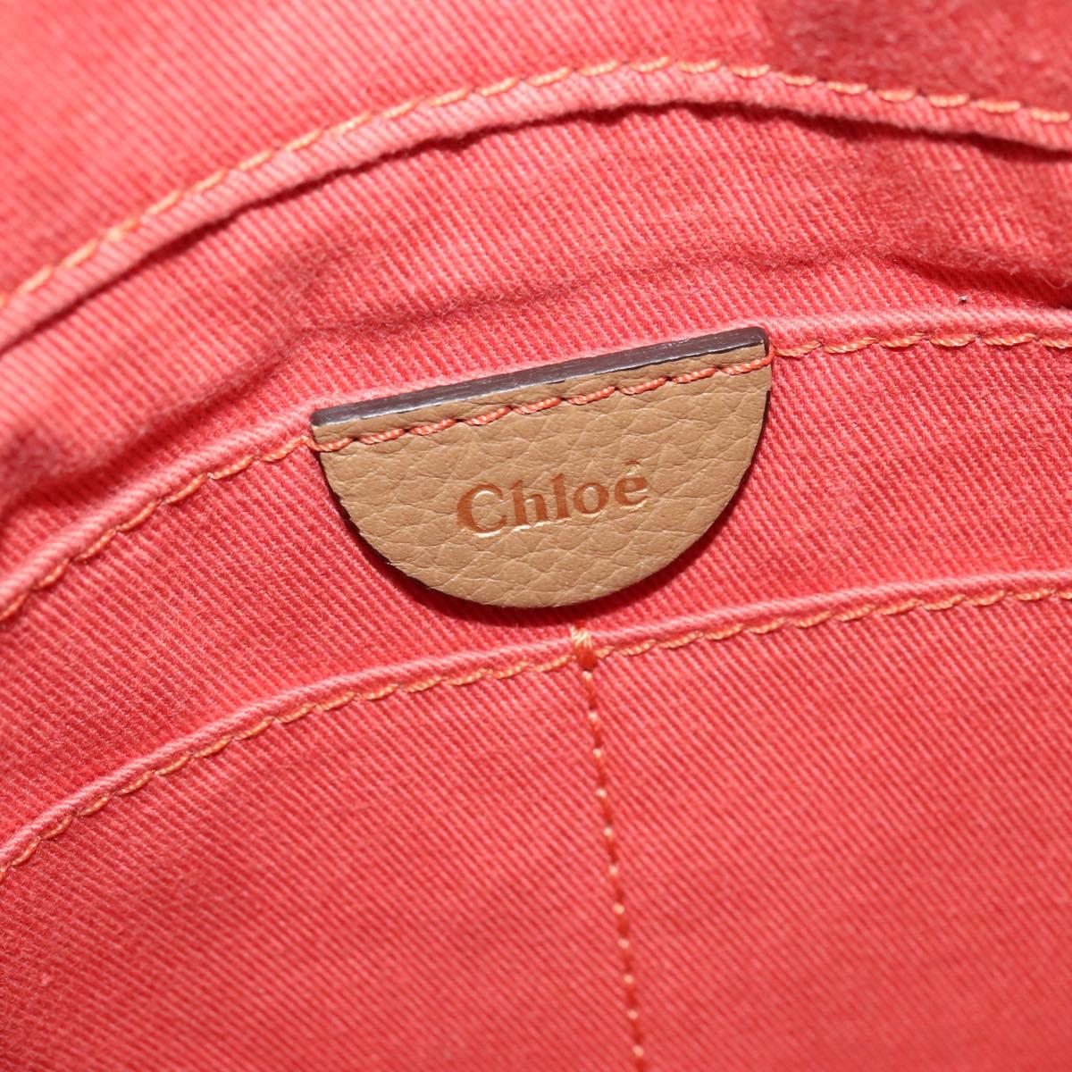 Chloe Angie Hand Bag Leather 2way Brown Auth sw210