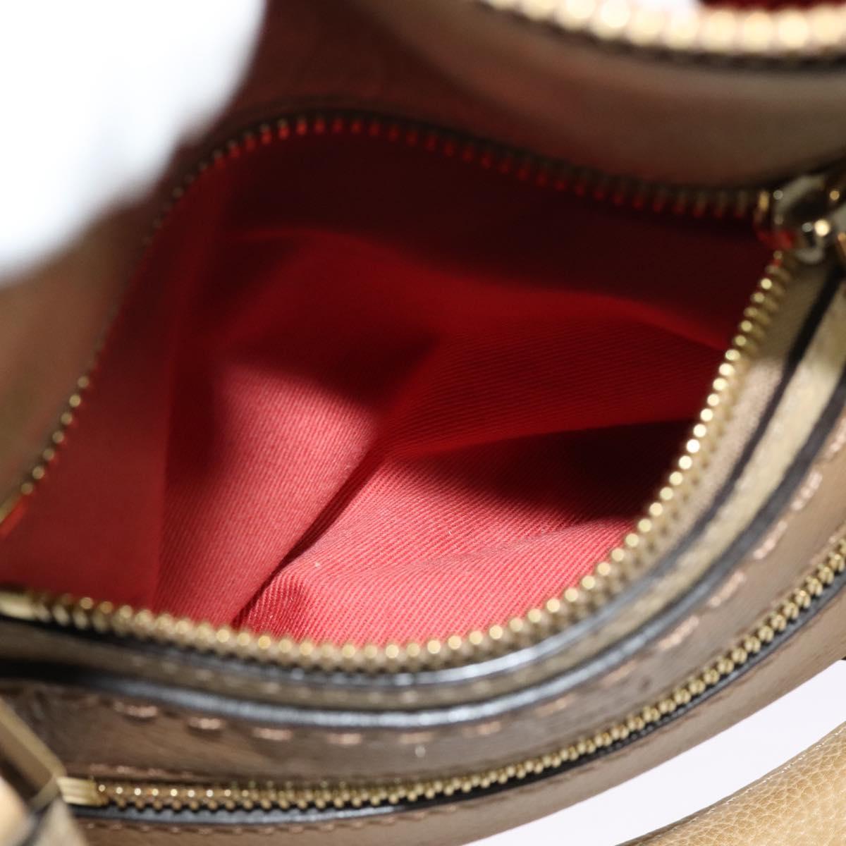 Chloe Angie Hand Bag Leather 2way Brown Auth sw210