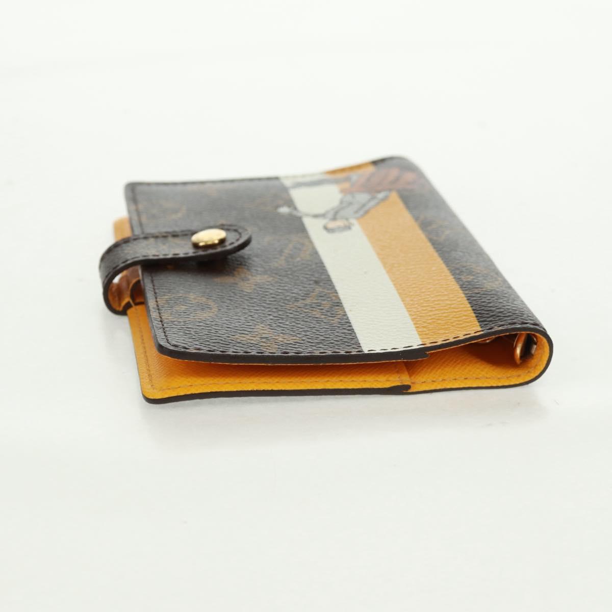 LOUIS VUITTON Monogram Groom Agenda PM Day Planner Cover R20019 LV Auth SW2101V