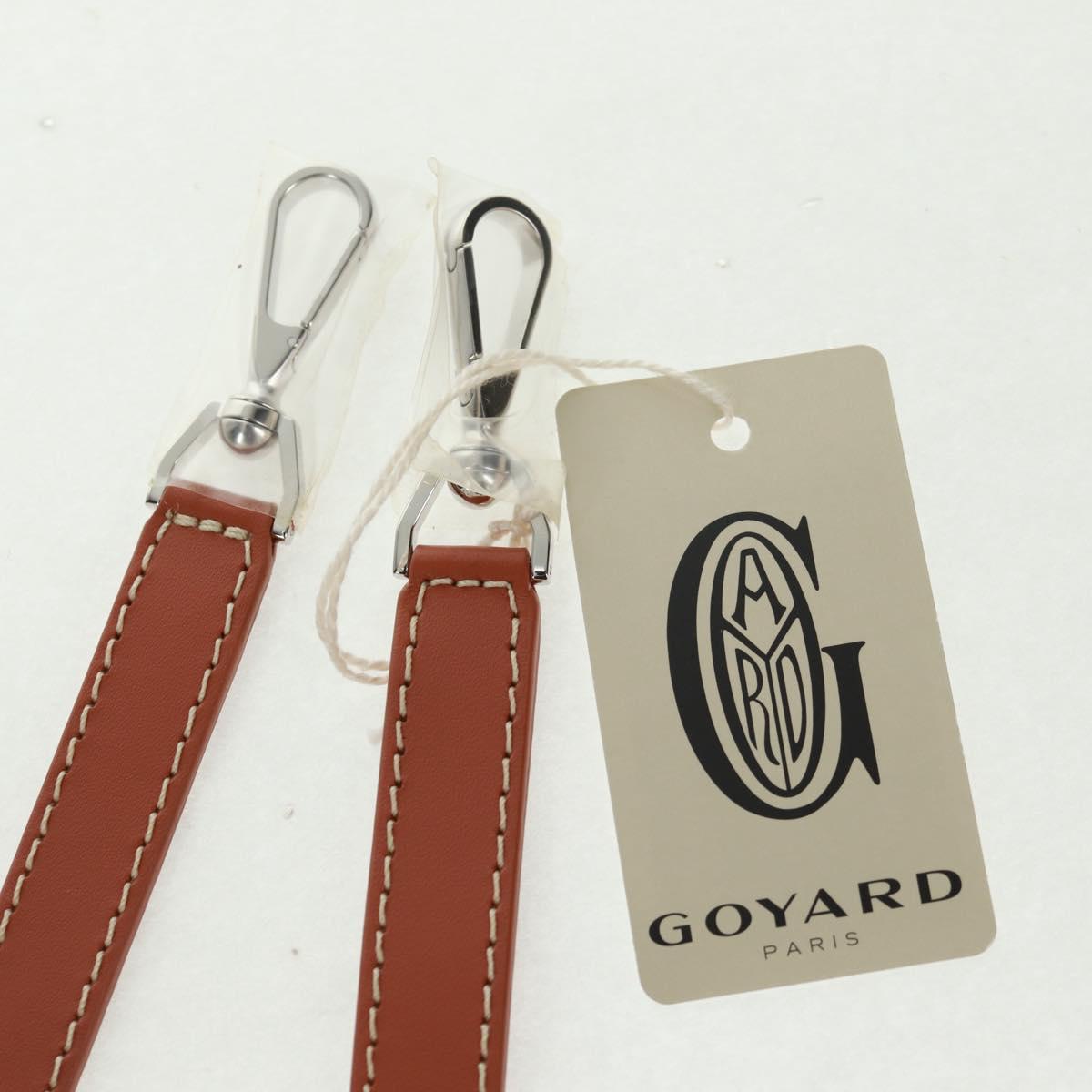 GOYARD Herringbone Vanity Muse PM Bag PVC Leather 2way Brown Auth SW2108SM